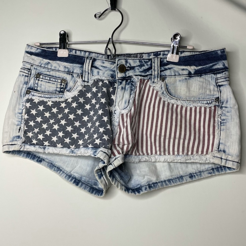 Hot kiss cici blue American jeans shorts size9